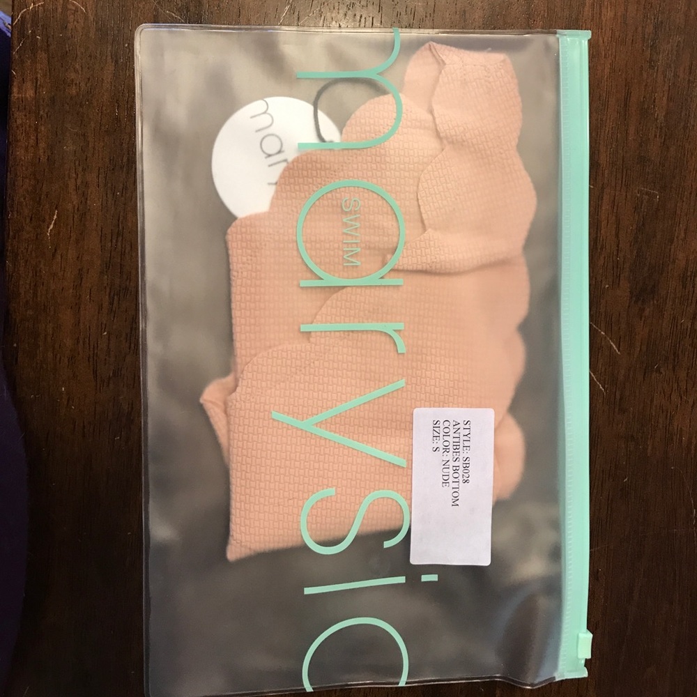 NWT Marysia Antibes Bikini Bottom RARE nude color