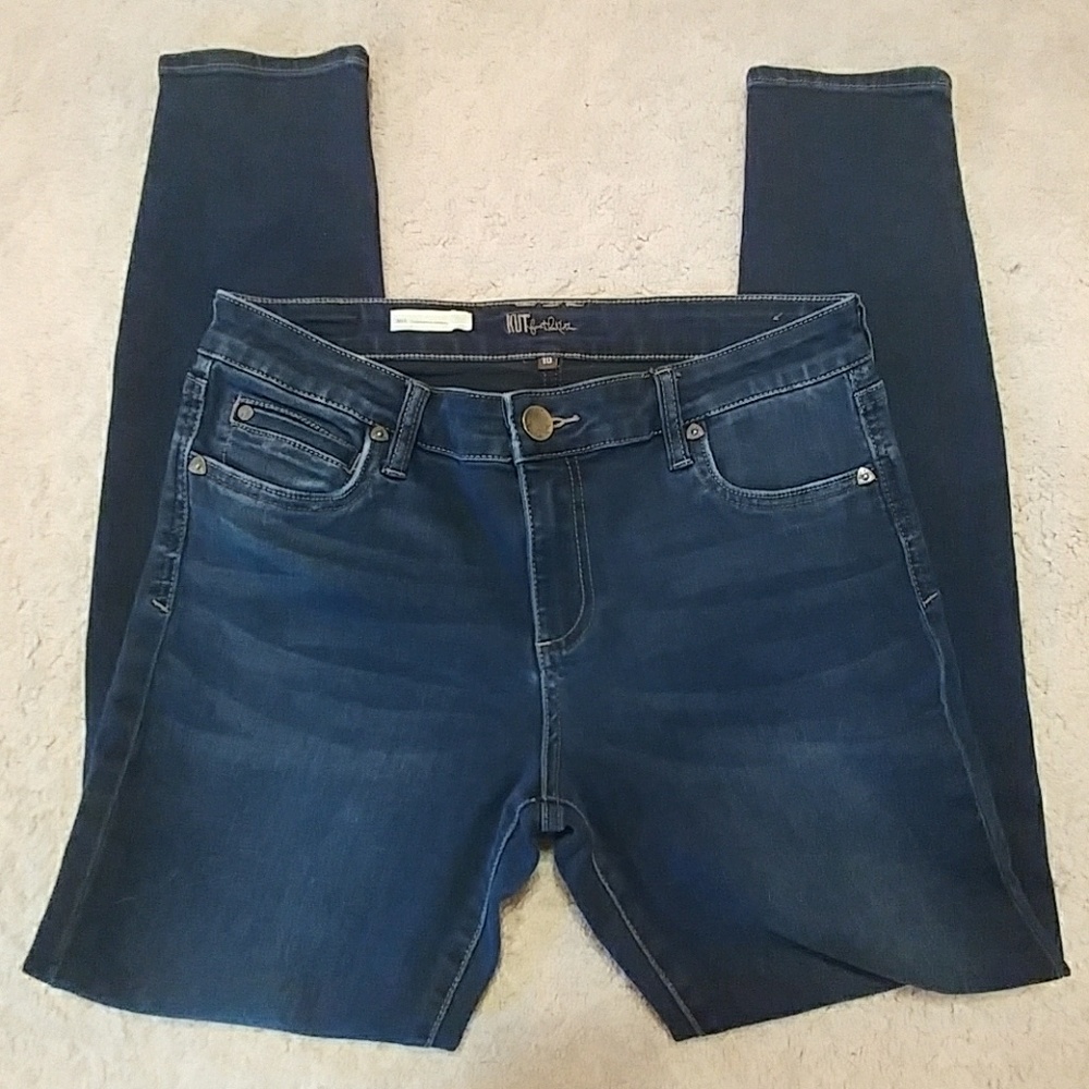 Kut from the Kloth jeans mia toothpick skinny 10