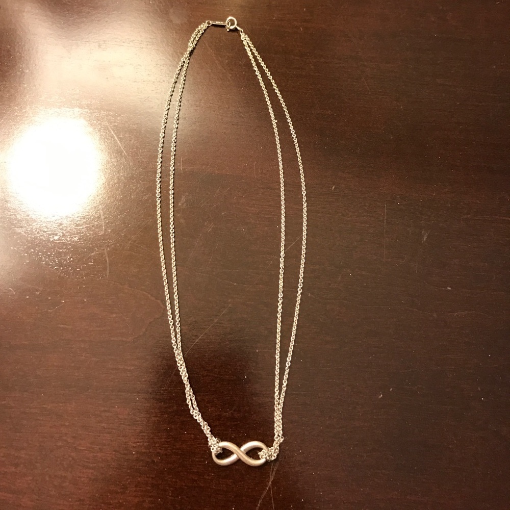 Tiffany Double Chained Infinity Necklace