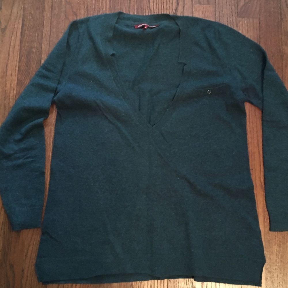 Turquoise wool tunic