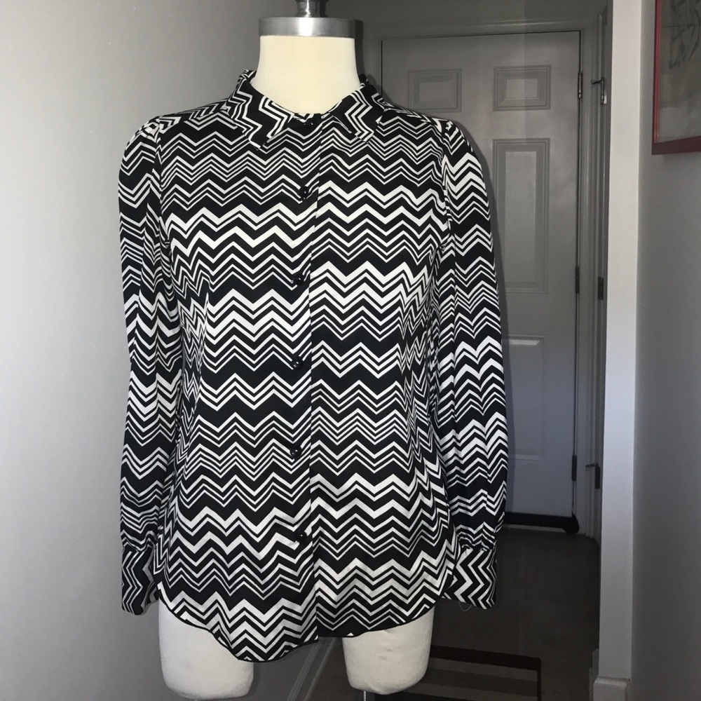 Missoni for Target Zip Zag blouse ๐๐ - Picture 2 of 7