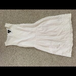 White summer time lace dress