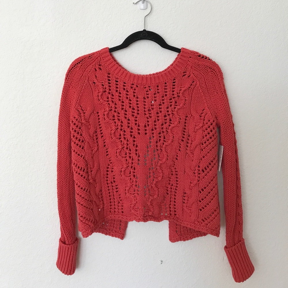 Free People open back Sweater