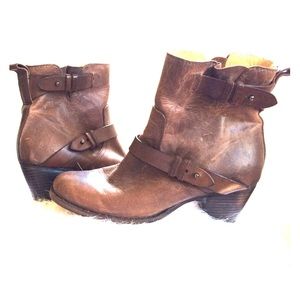 Rag & bone brown leather booties