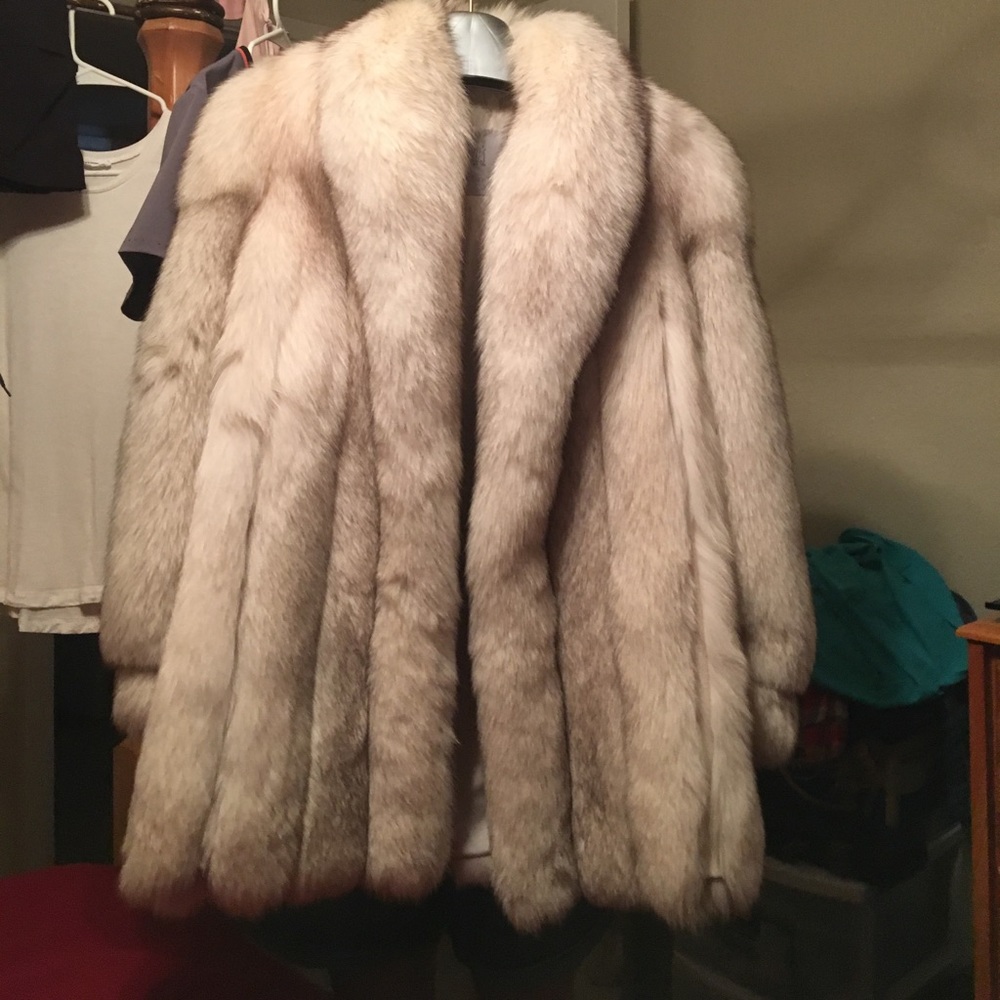 Full fox-Stroller length coat