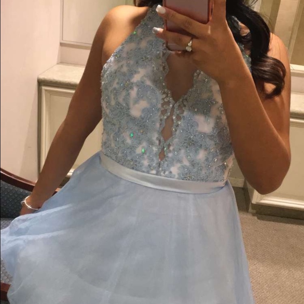 Light Blue Prom Dress