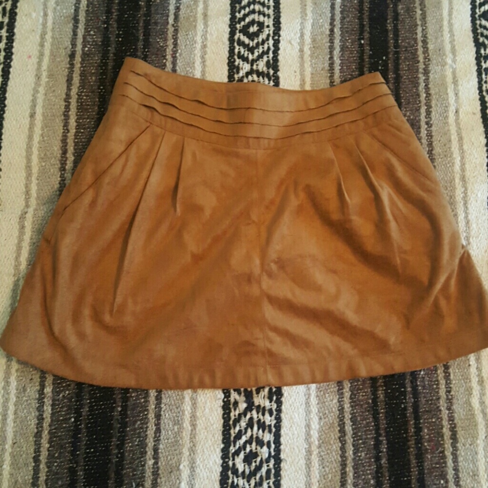 Leather skirt