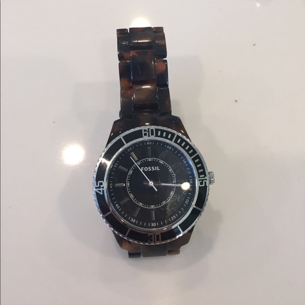 Fossil Tortoise Shell Watch - image 1