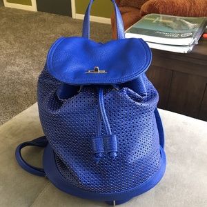 Blue Bucket Backpack