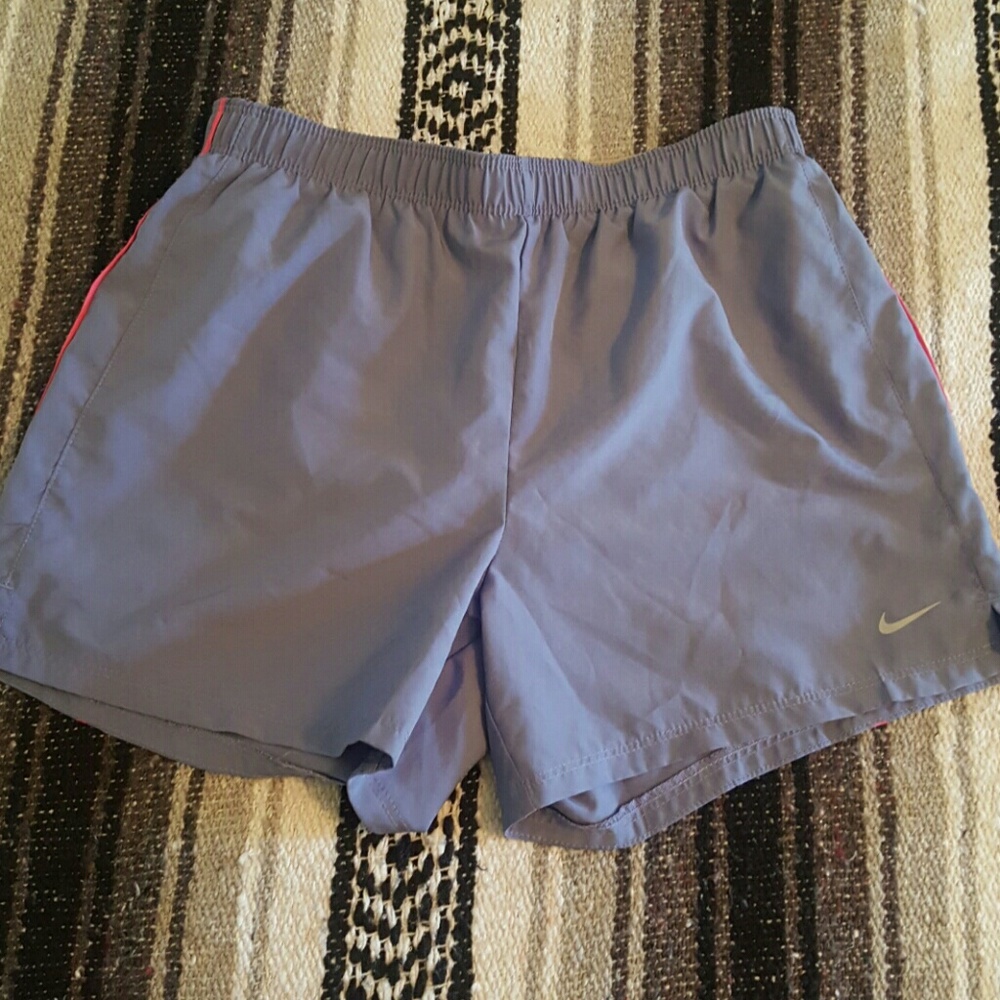 Purple Nike shorts