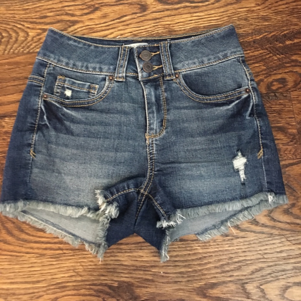 Stretchy Denim Shorts