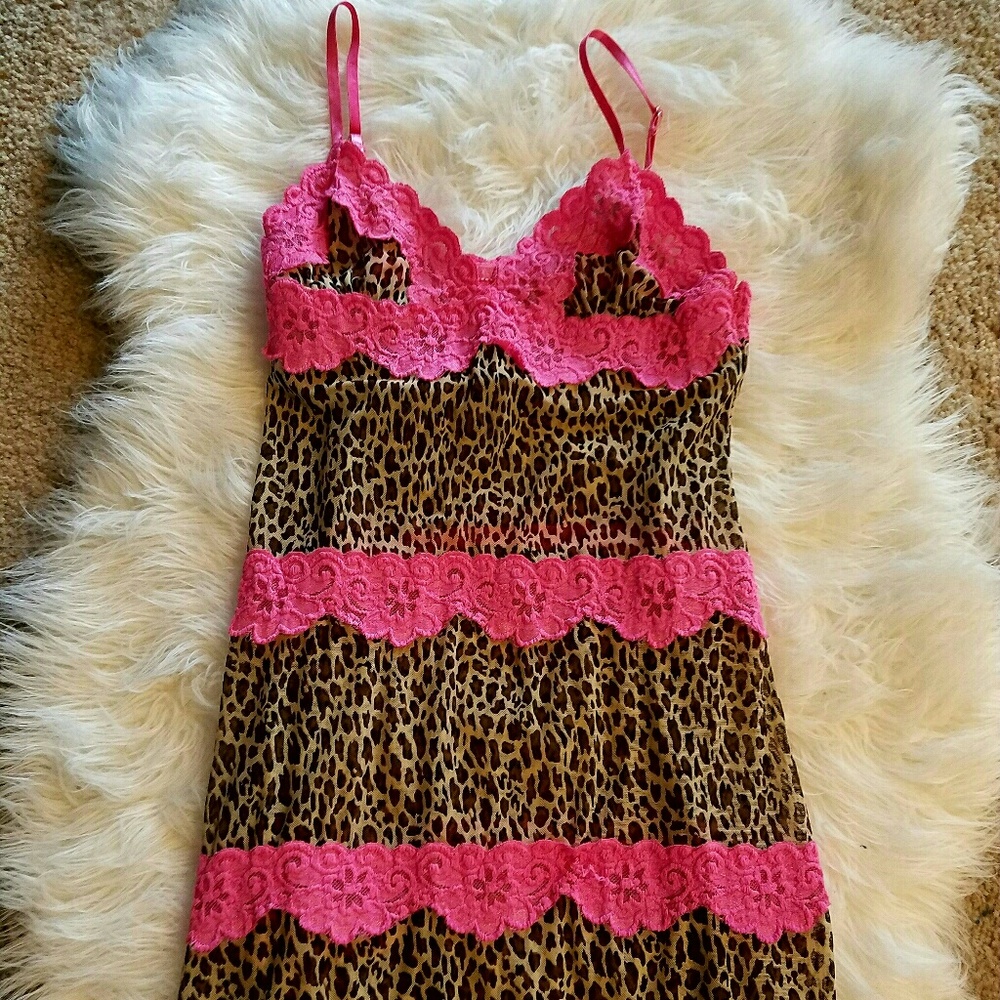 Rampage Hot Leopard Print Babydoll
