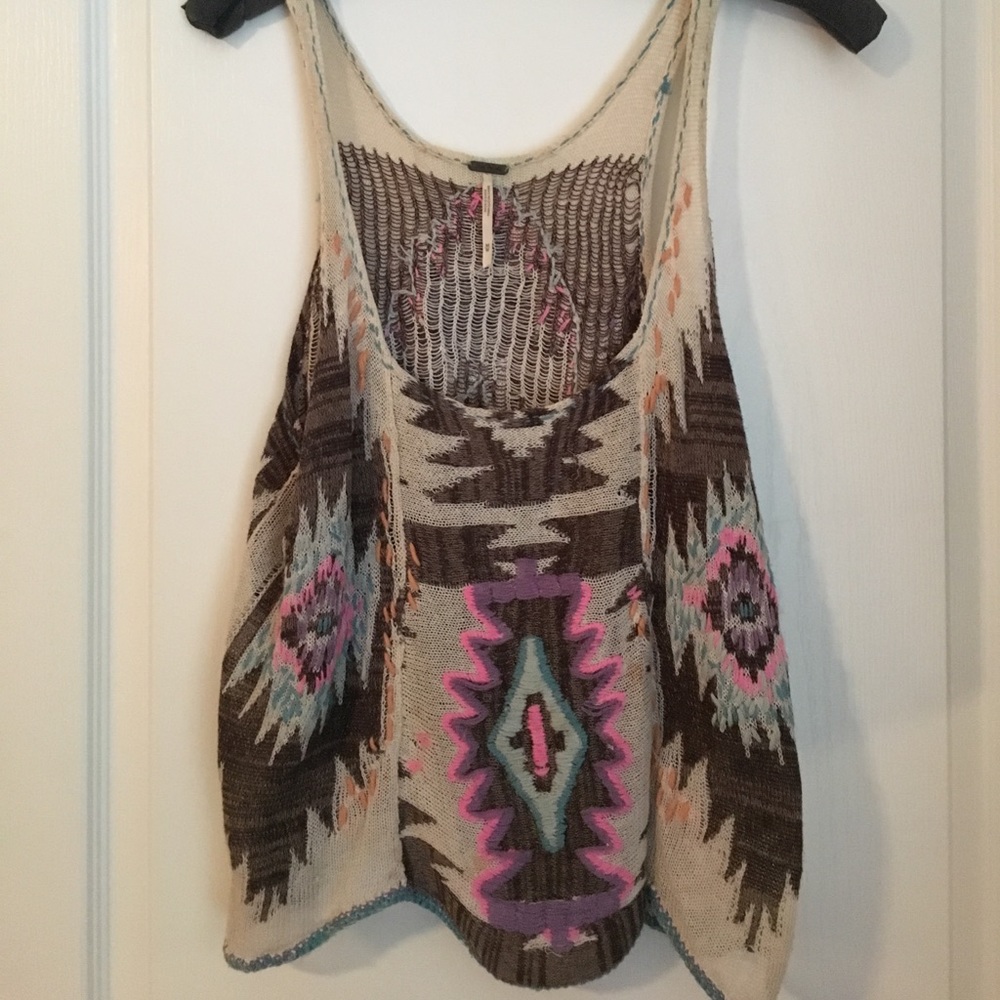 Free People tribal Top/Crop Top