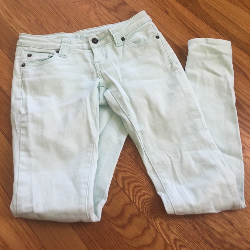 Mint Green Skinny Jeans