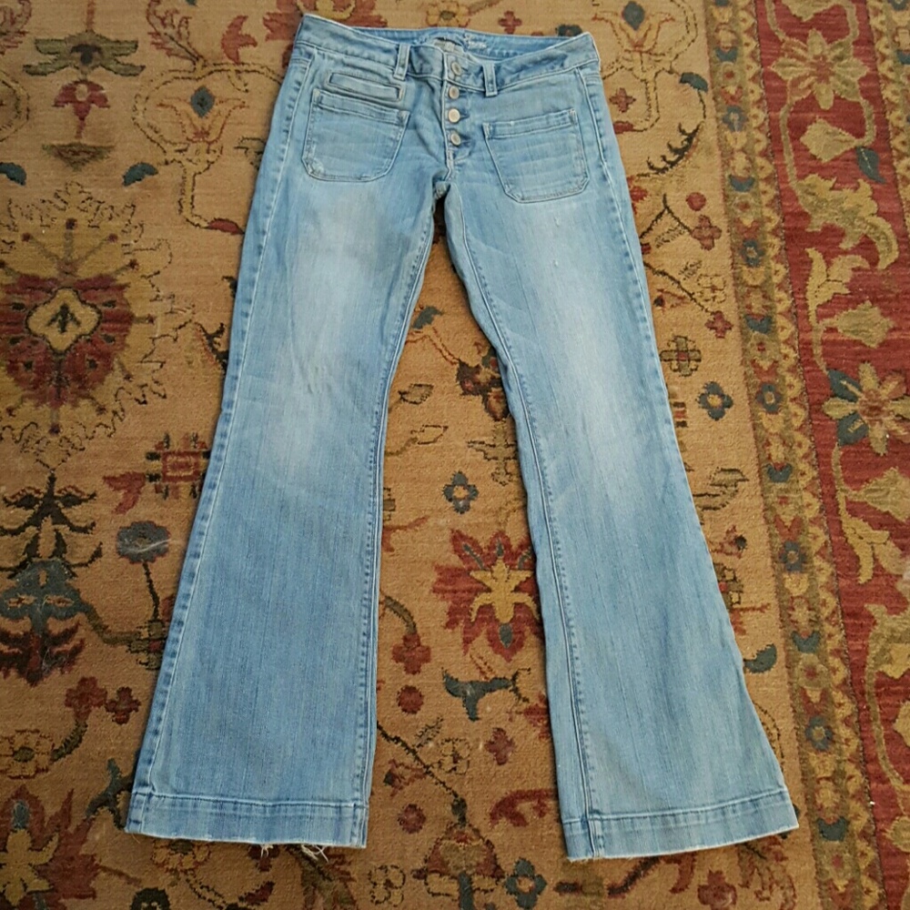 Mis rise light blue jeans