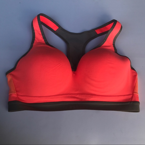 Victoria's Secret Other - NEW! VSX SPORT orange and gray sports bra