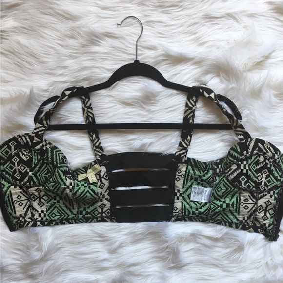 Staring At Stars Tribal Aztec Crop Top Size S - Picture 3 of 5