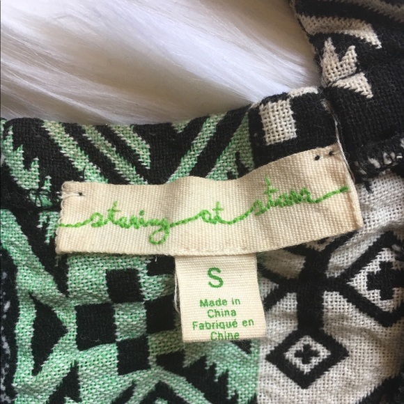 Staring At Stars Tribal Aztec Crop Top Size S - Picture 4 of 5