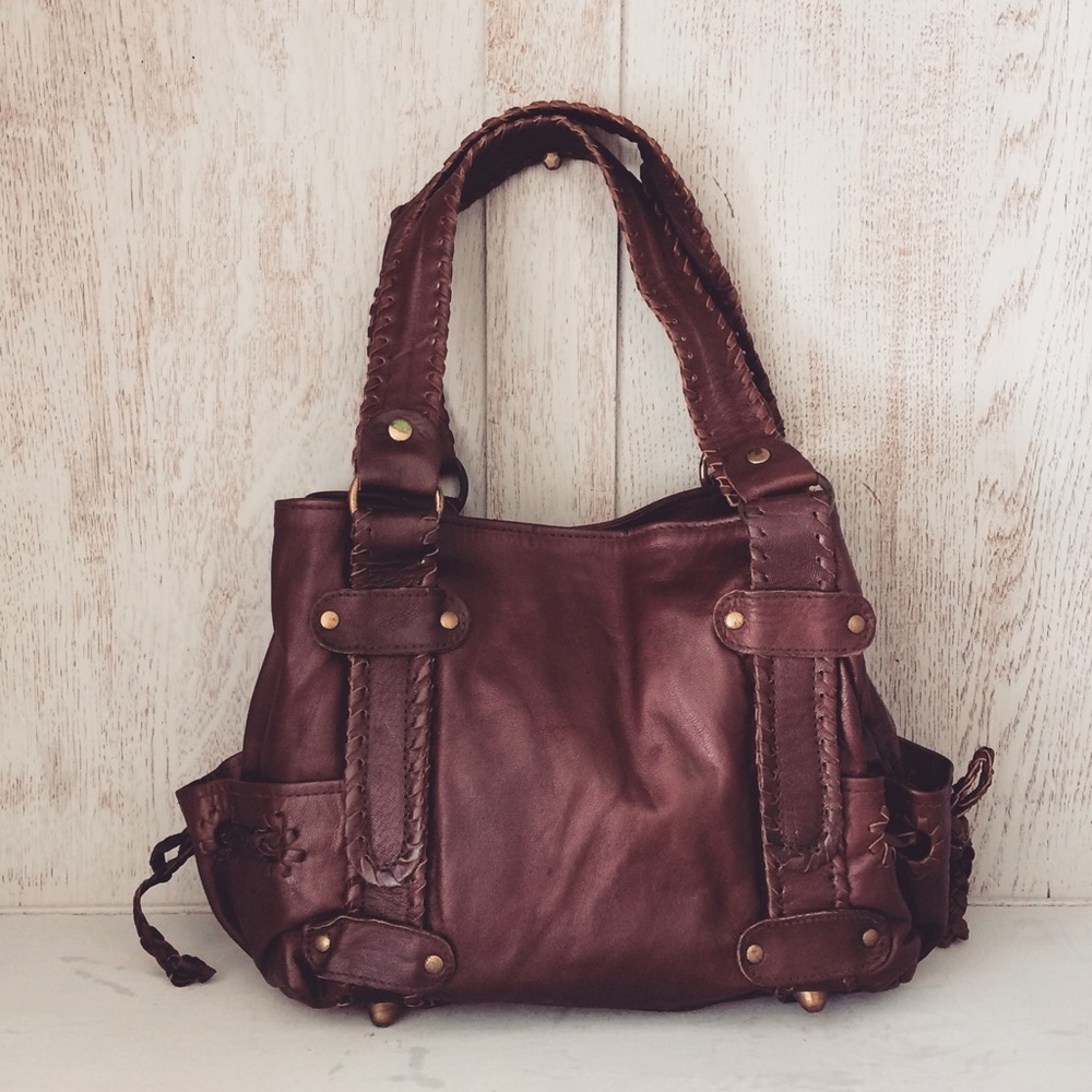 Cyndi ~ Bohemian Leather Handbag