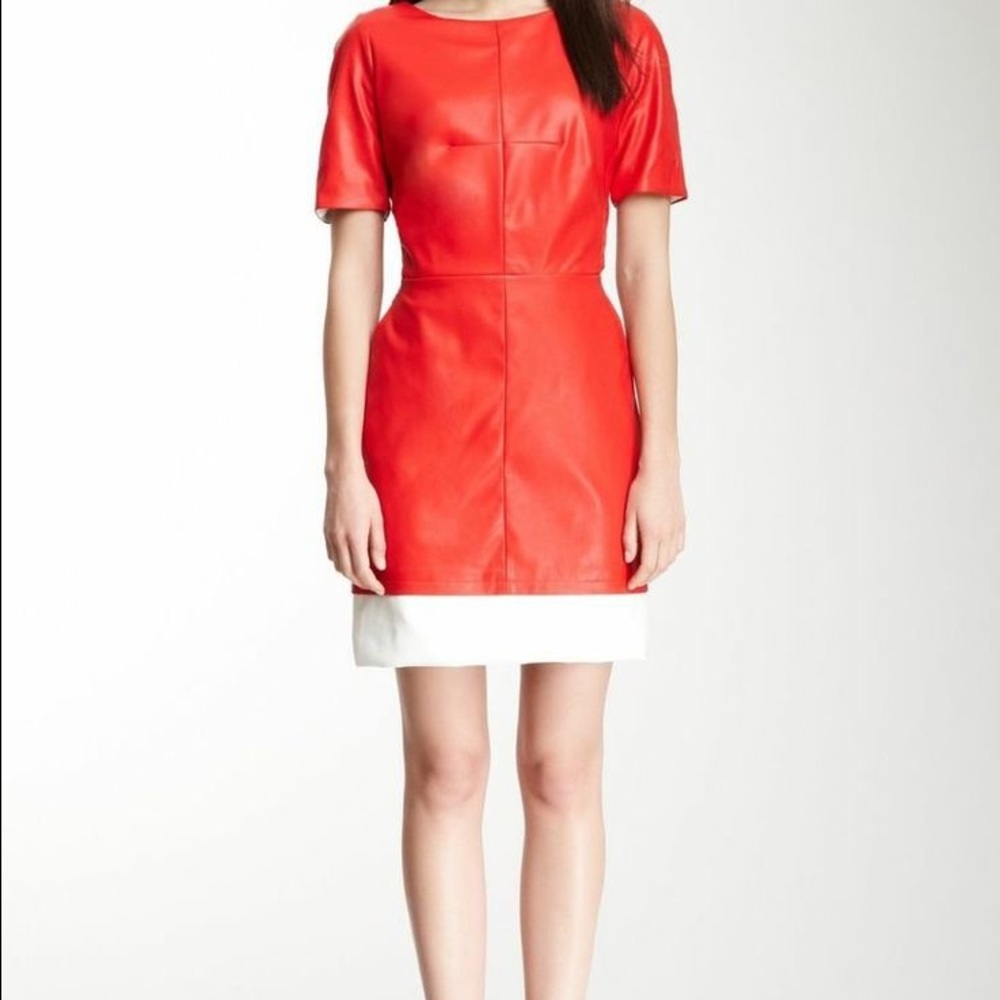 W118 by Walter Baker "Patrick" Faux Leather Dress