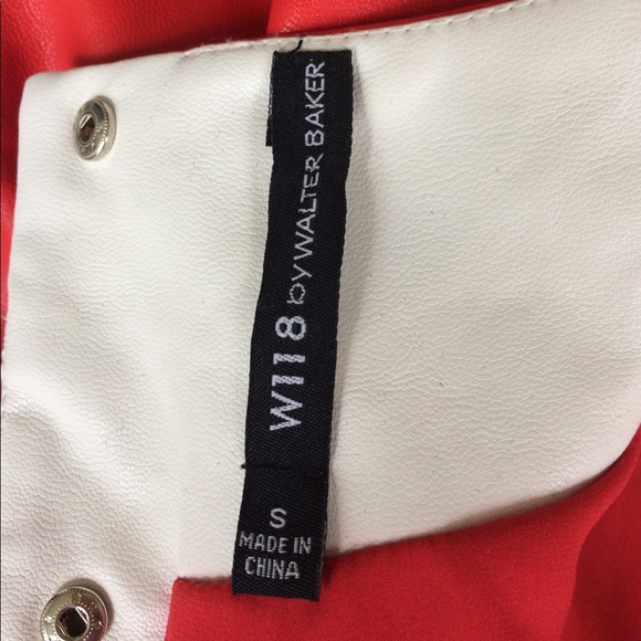 W118 by Walter Baker "Patrick" Faux Leather Dress - Picture 6 of 8