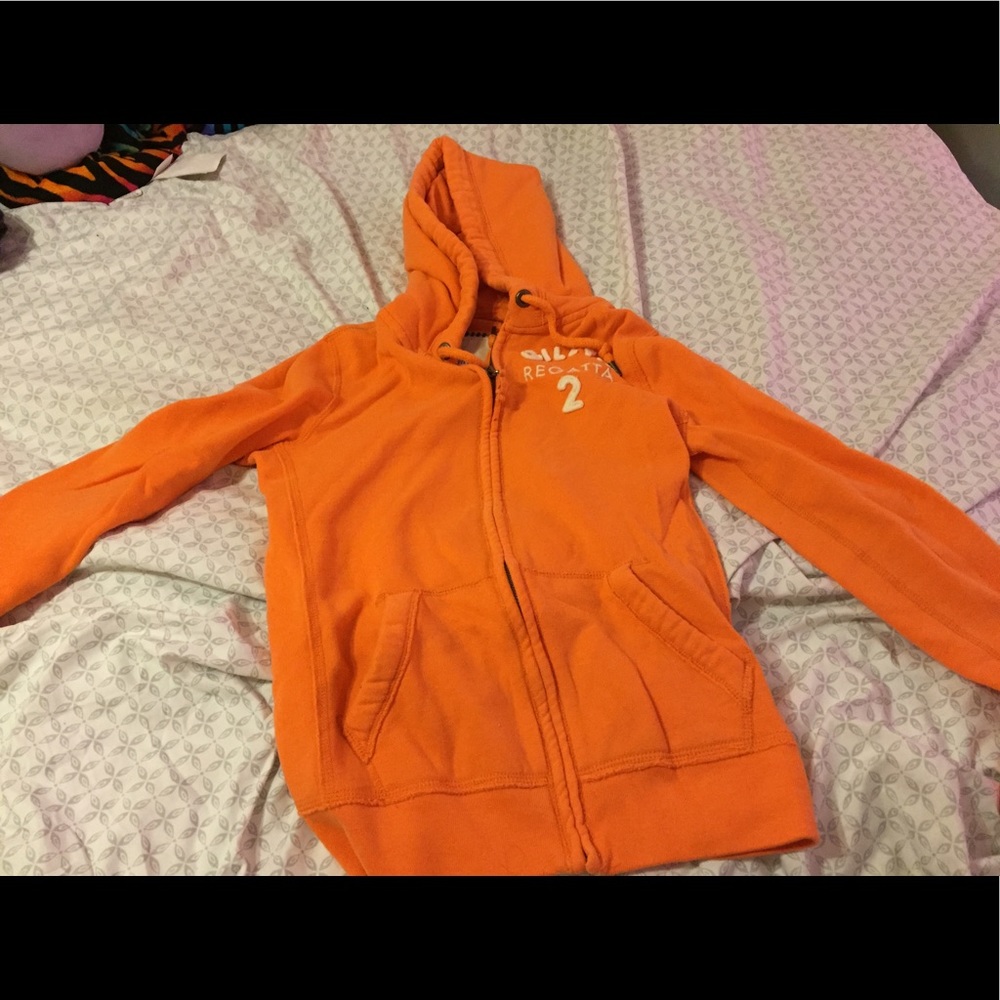 Gilly hicks orange zip up