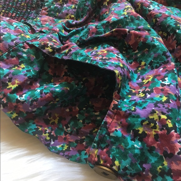 Cooperative Floral Button Skirt Sz. M - Picture 3 of 6