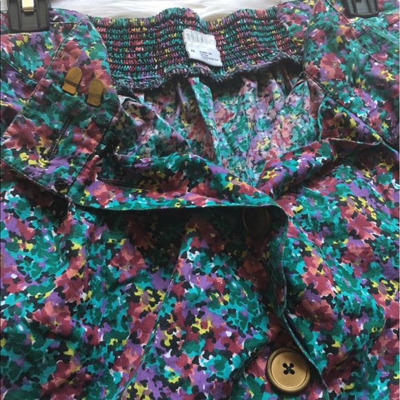 Cooperative Floral Button Skirt Sz. M - Picture 4 of 6