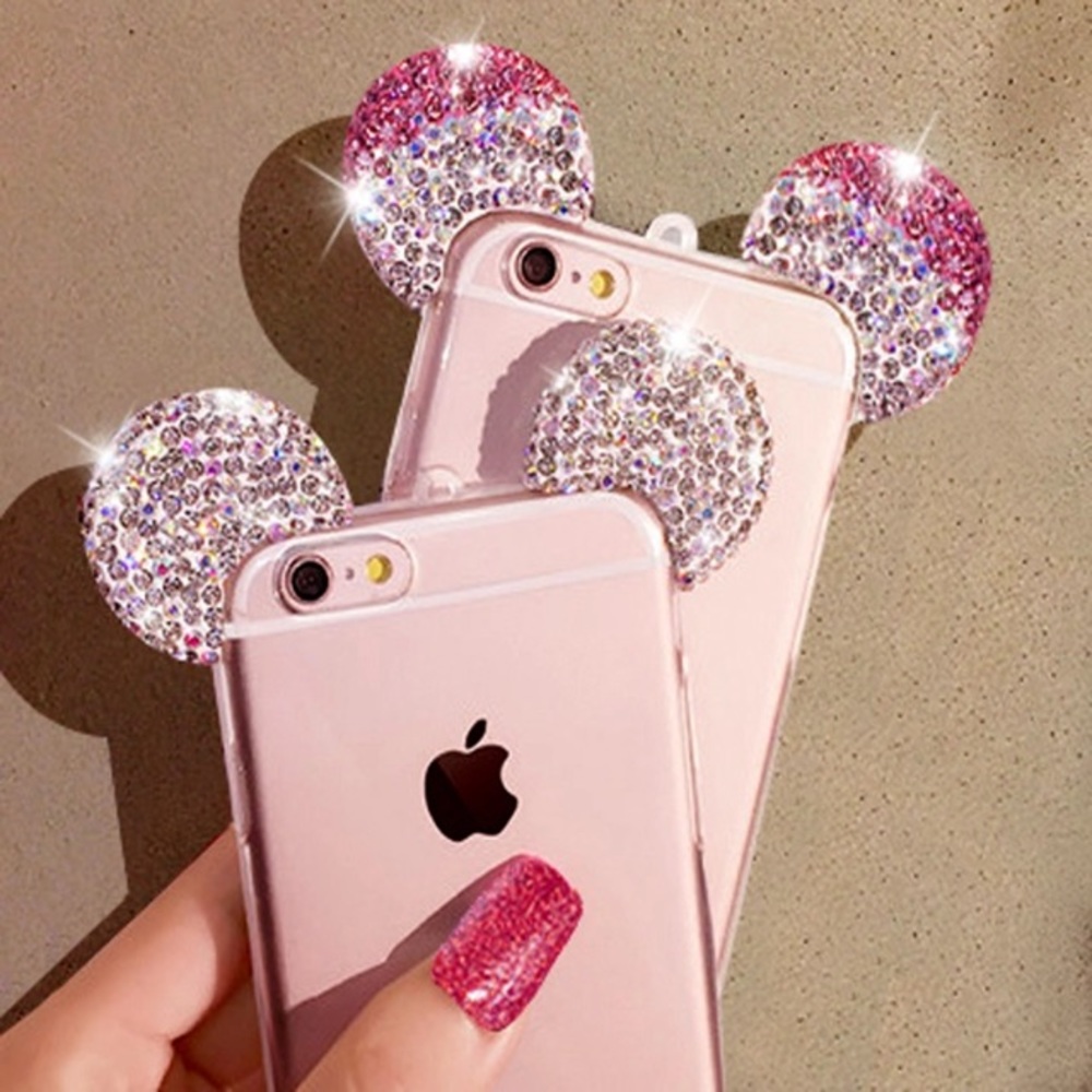 iPhone 6/ 6S Mickey Bling Bling Case Brand New ✨✨✨