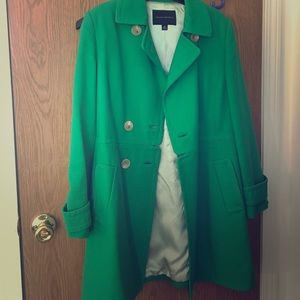 Banana Republic Green Pea Coat
