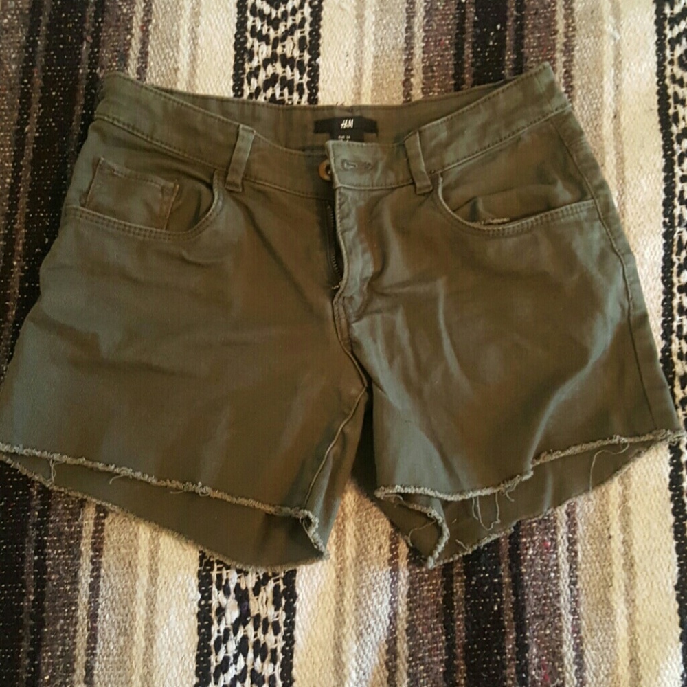 Green shorts