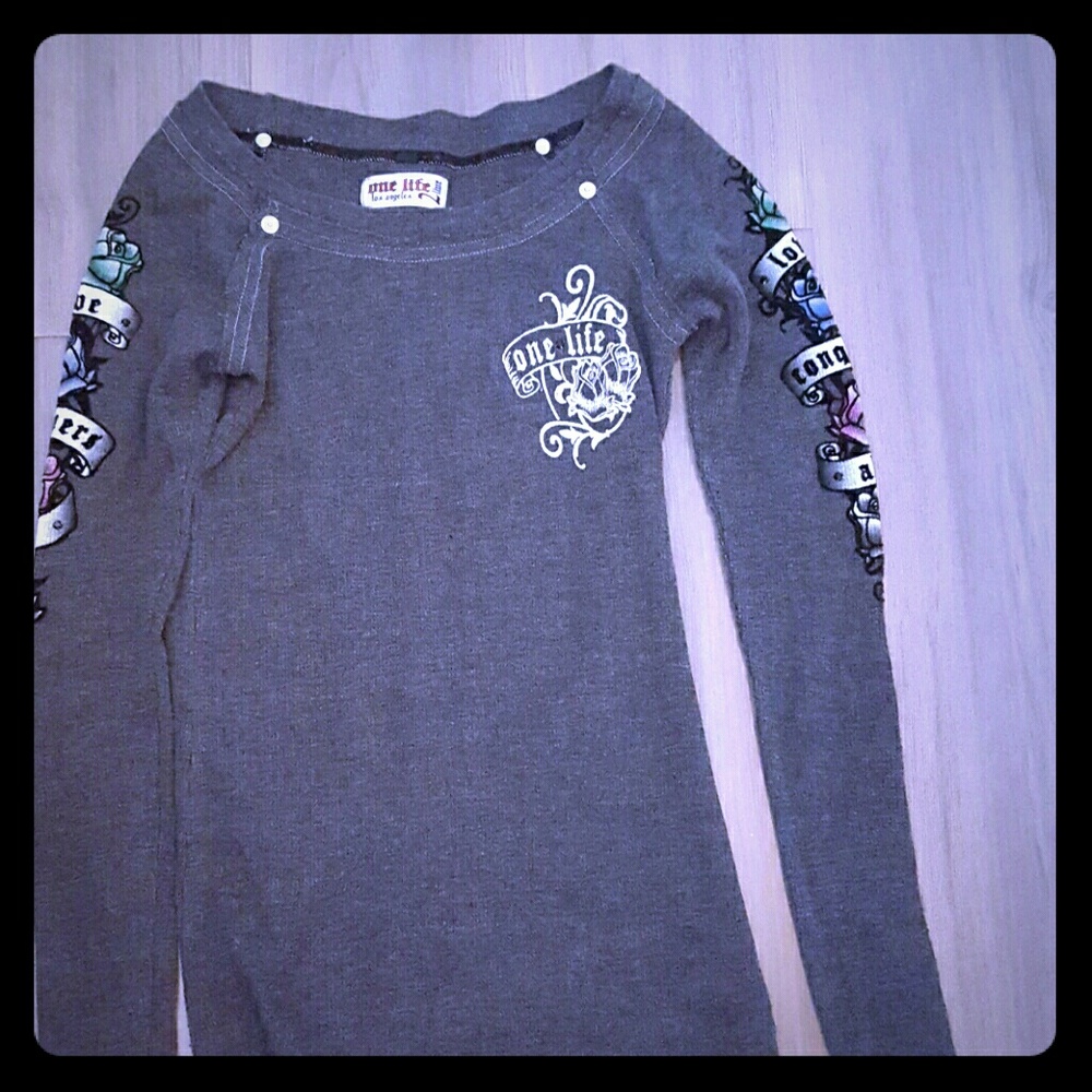 One life 2 live made USA Long sleeve thermal