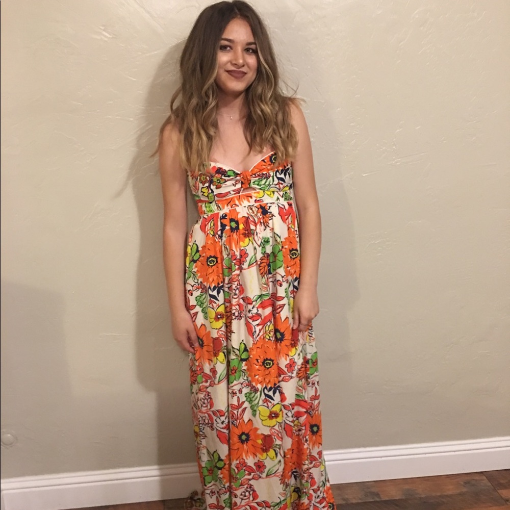 Floral maxi dress