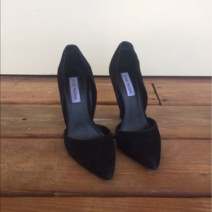 Steve Madden Varcityy Black Suede 8
