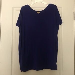 Purple short sleeve piko