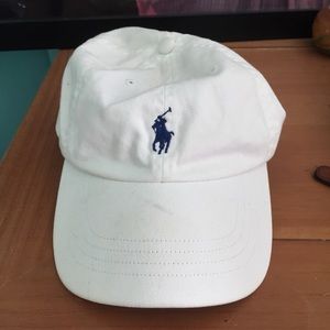 Polo Ralph Lauren white baseball hat