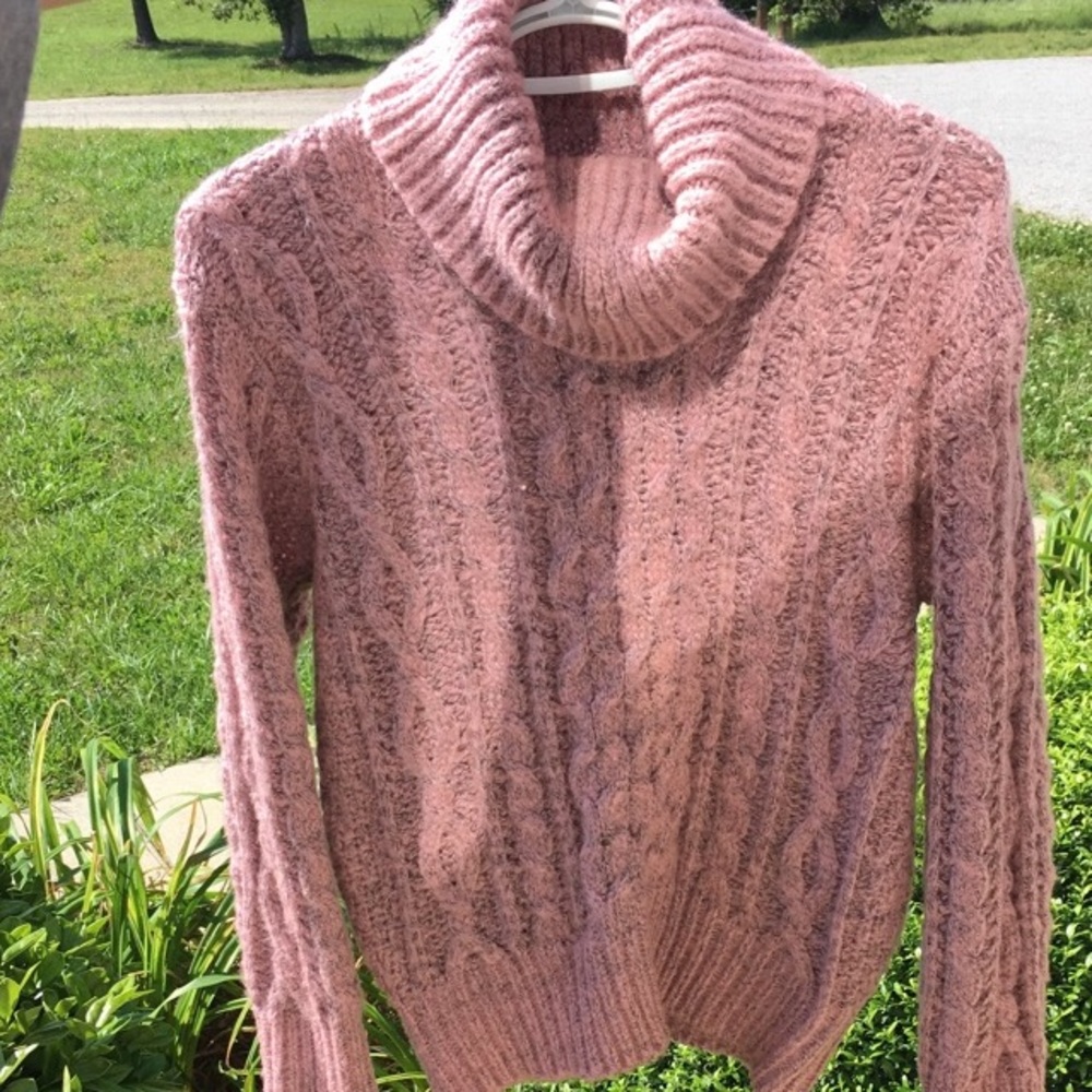 Turtleneck Sweater Light Pink