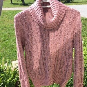 Turtleneck Sweater Light Pink