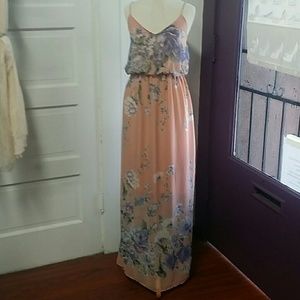 Maxi Dress Peach Super Cute