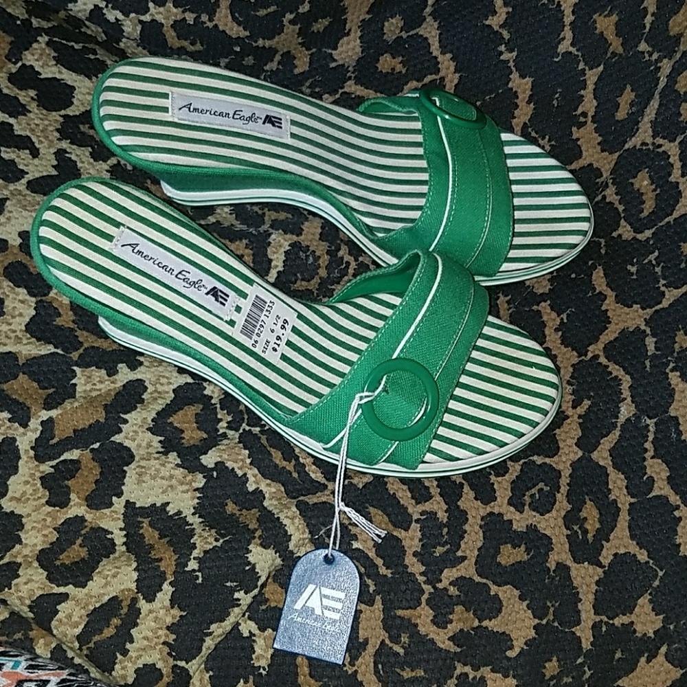 American Eagle wedge heels size 6.5