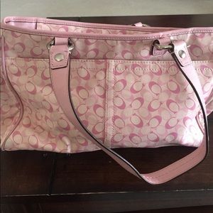 Pink Coach Bag