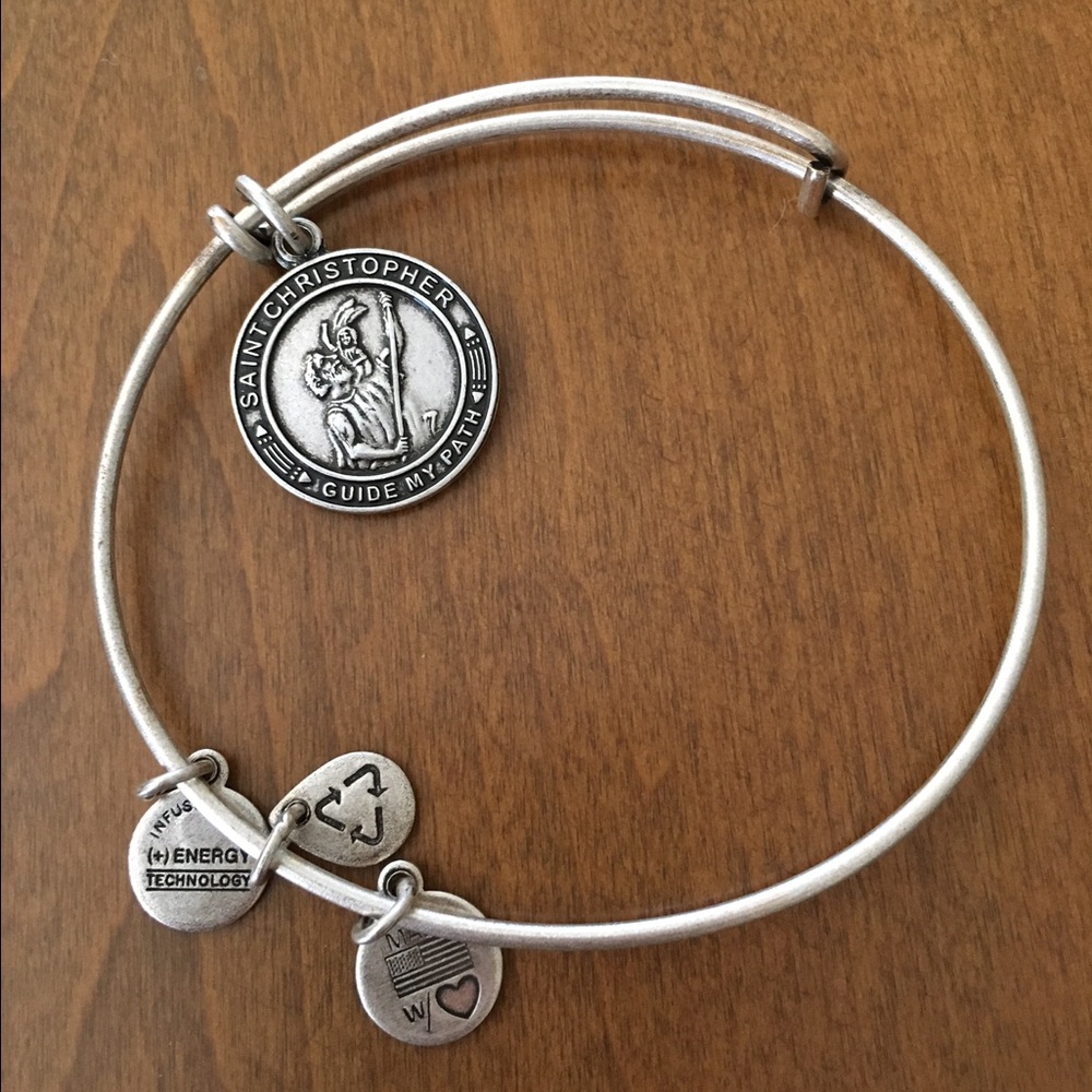 Alex and Ani St Christopher bracelet