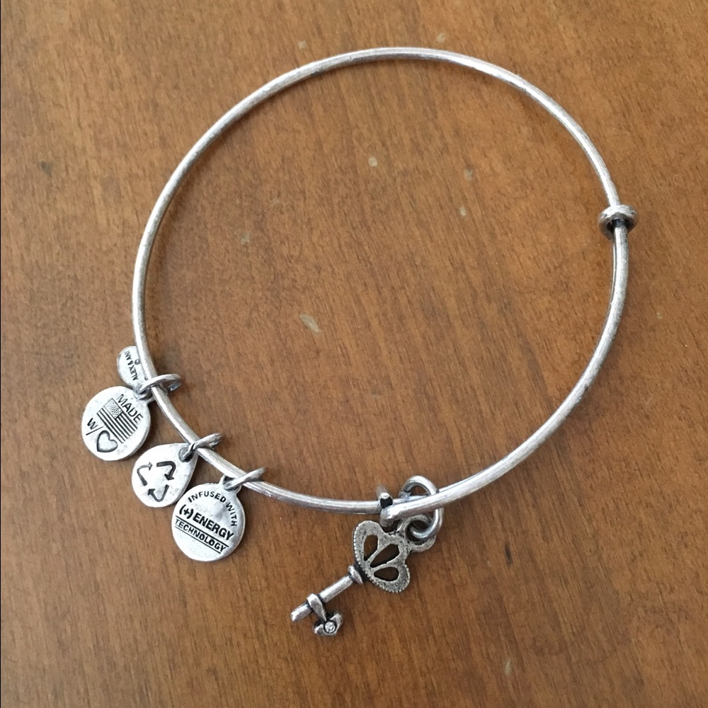 Alex and ani key bracelet
