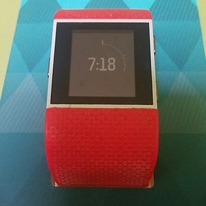 Tangerine Fitbit Surge