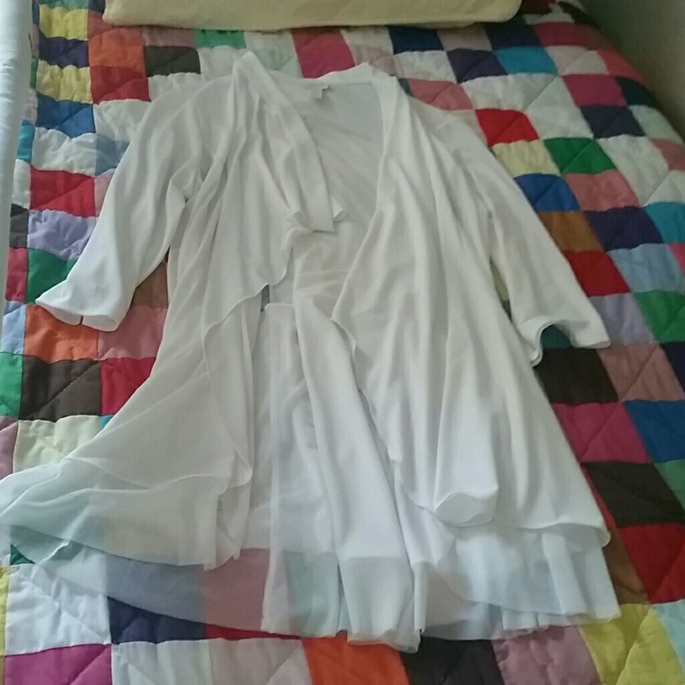 Chicos size 2 open front jacket
