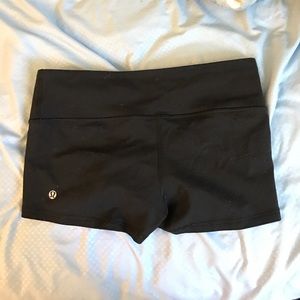 Lululemon Spandex shorts- Black