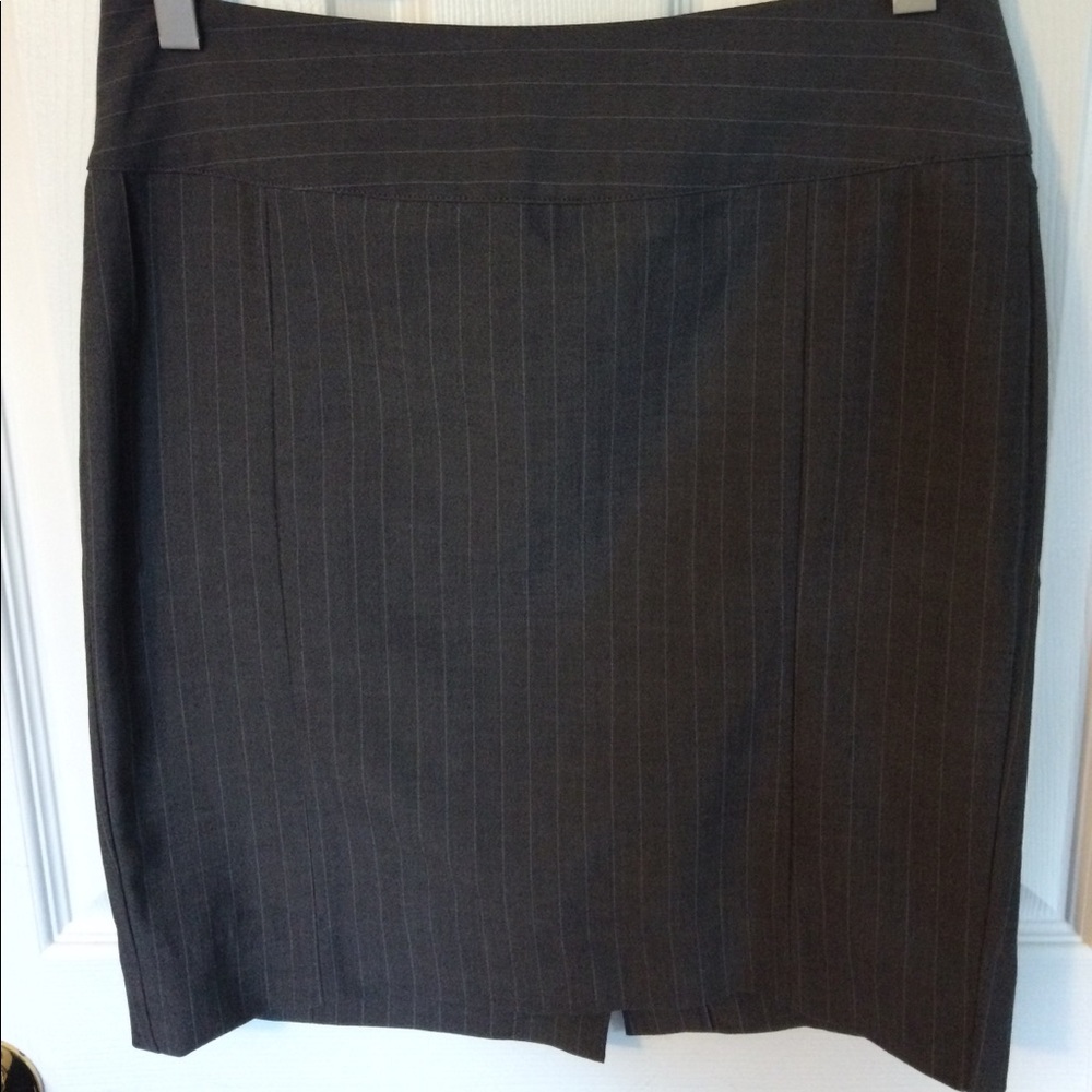 Gap pinstripe pencil skirt