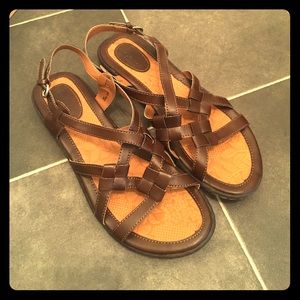 Brown b.o.c. sandals, size 9