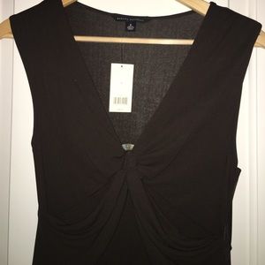 Banana Republic chocolate brown dress