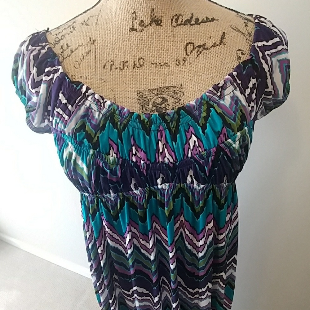 AGB Designs stretch baby doll maxi dress